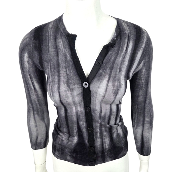 LAMB Y2K Gwen Stefani Wool Sweater Fairy Grunge Wimsigoth Womens Small Black - Picture 1 of 13